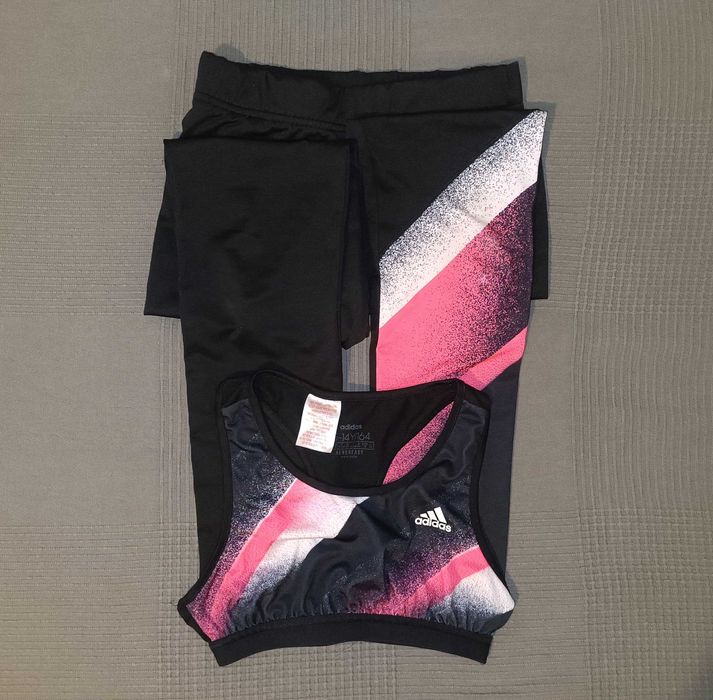 Conjunto de Top e Leggings de Ginástica Menina, 13-14 anos (164 cm)