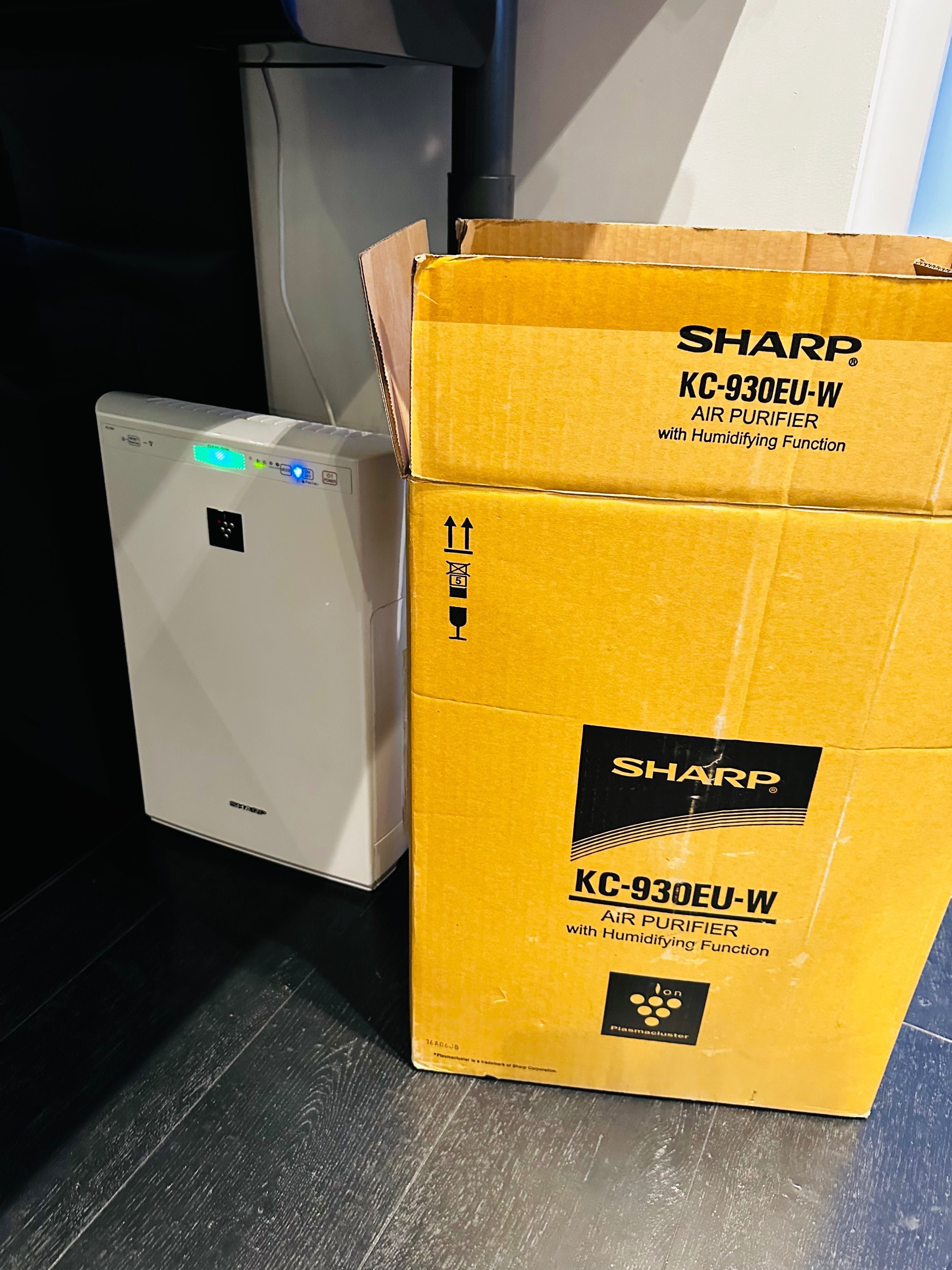 Oczyszczacz do powietrza SHARP KC-930EU-W PM 2.5 i PM 10 Plasmacluster