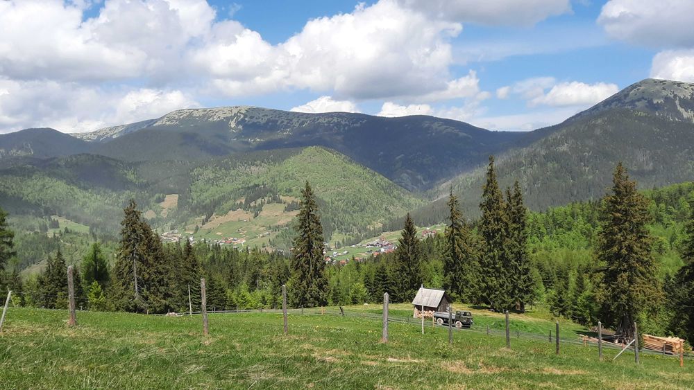 Земля 2 км від Паляниці. 13 соток з видом на Хом'як та Синяк
