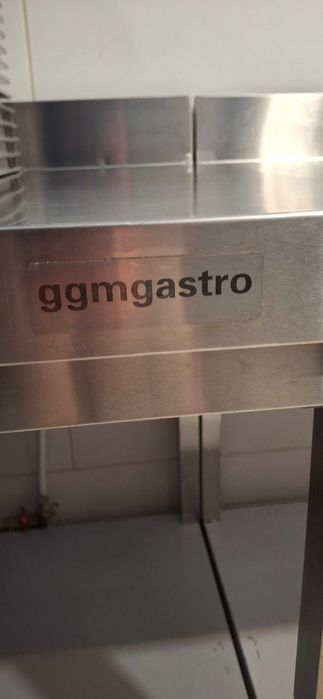 Stół Stalowy 70x60cm z półką i kołnierzem ggm gastro