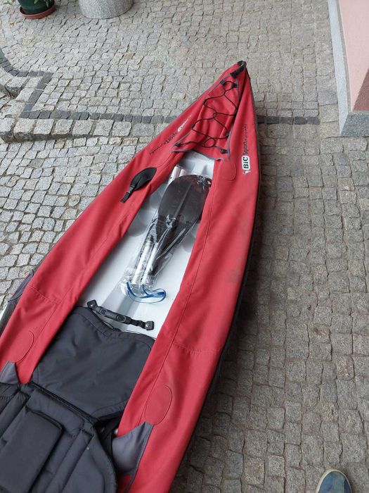 Składany kajak BIC Sportyak – gotowy do pływania+ wiosła+ kamizelki