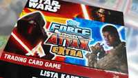 Karty Topps Star Wars Force Attax Extra Trading Card Game 298szt+gift