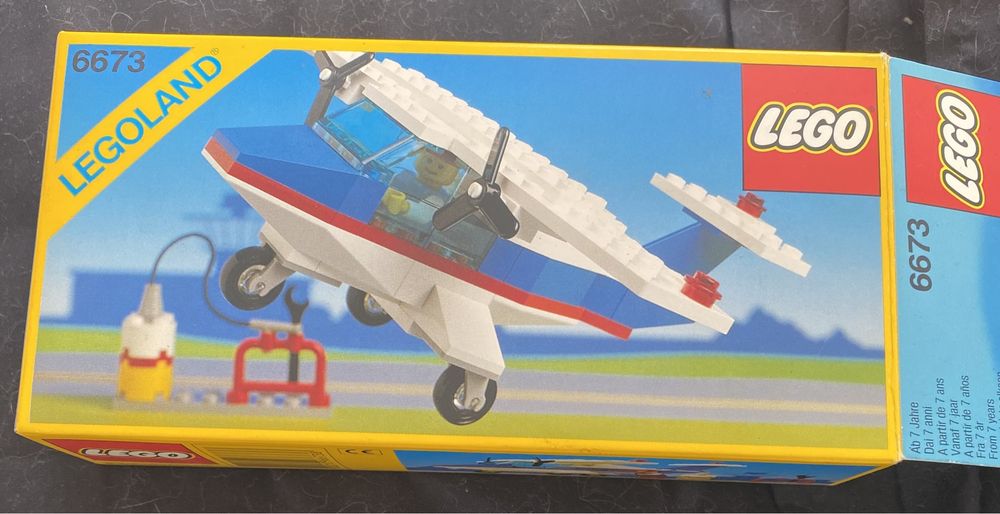 Lego 6673 solo trainer prywatny samolot z1990 r