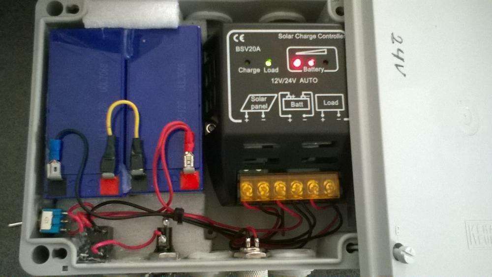 controlador solar 12v ou 24v