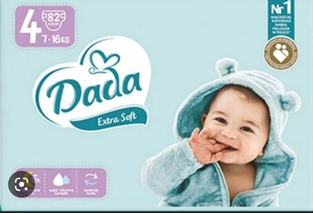 Pampersy DADA extra soft r.4/200szt.