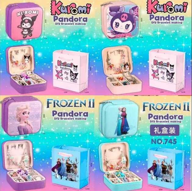 Дитячий набів браслетів Детский набор творчества Шарм-Браслеты Пандора