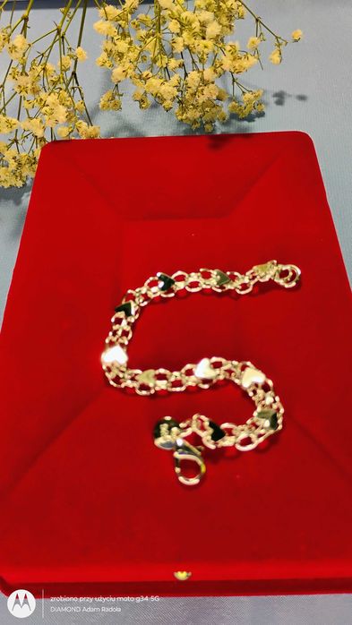 Bransoletka srebrna925 Serduszka:) Gratisy:) Świąteczne Promocje !