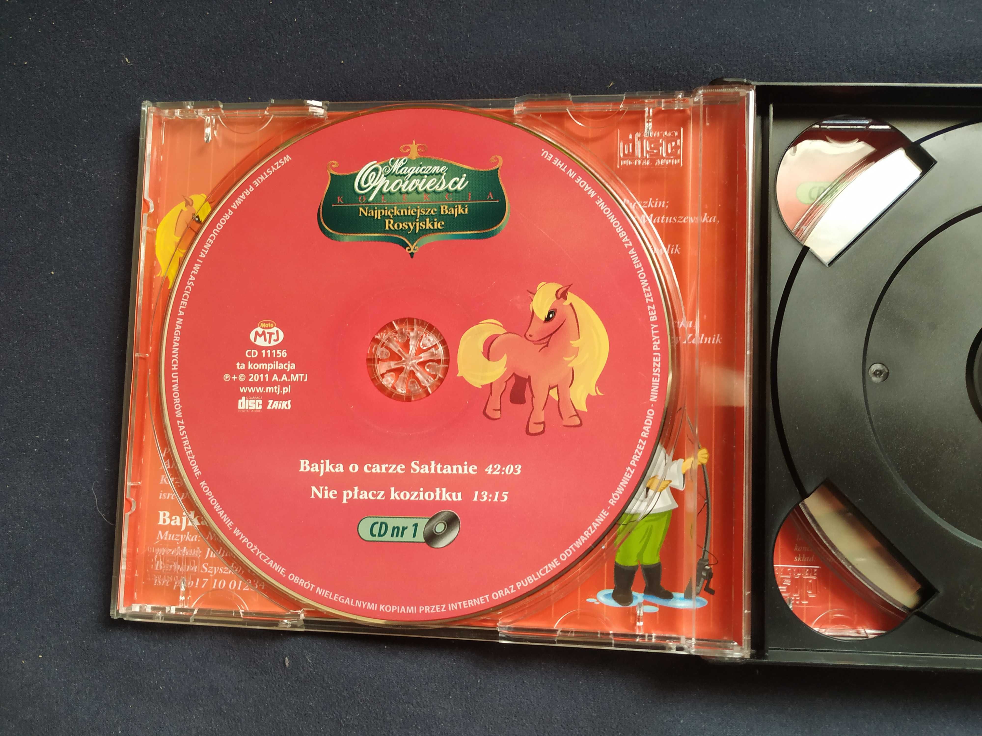 Audiobooki: „Najpiękniejsze Bajki Rosyjskie” na 3 płytach CD