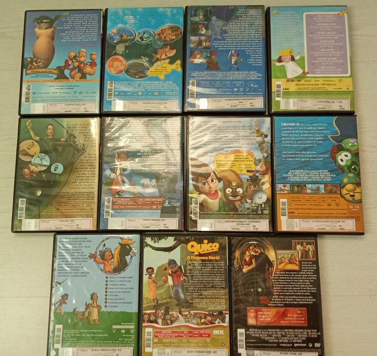 11 filmes infantis em DVD