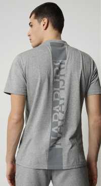 Koszulka T-shirt Napapijri S Surf grey melange rozm L