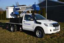 TOYOTA HILUX 4x4. Podnośnik koszowy. Zwyżka Socage, UDT.