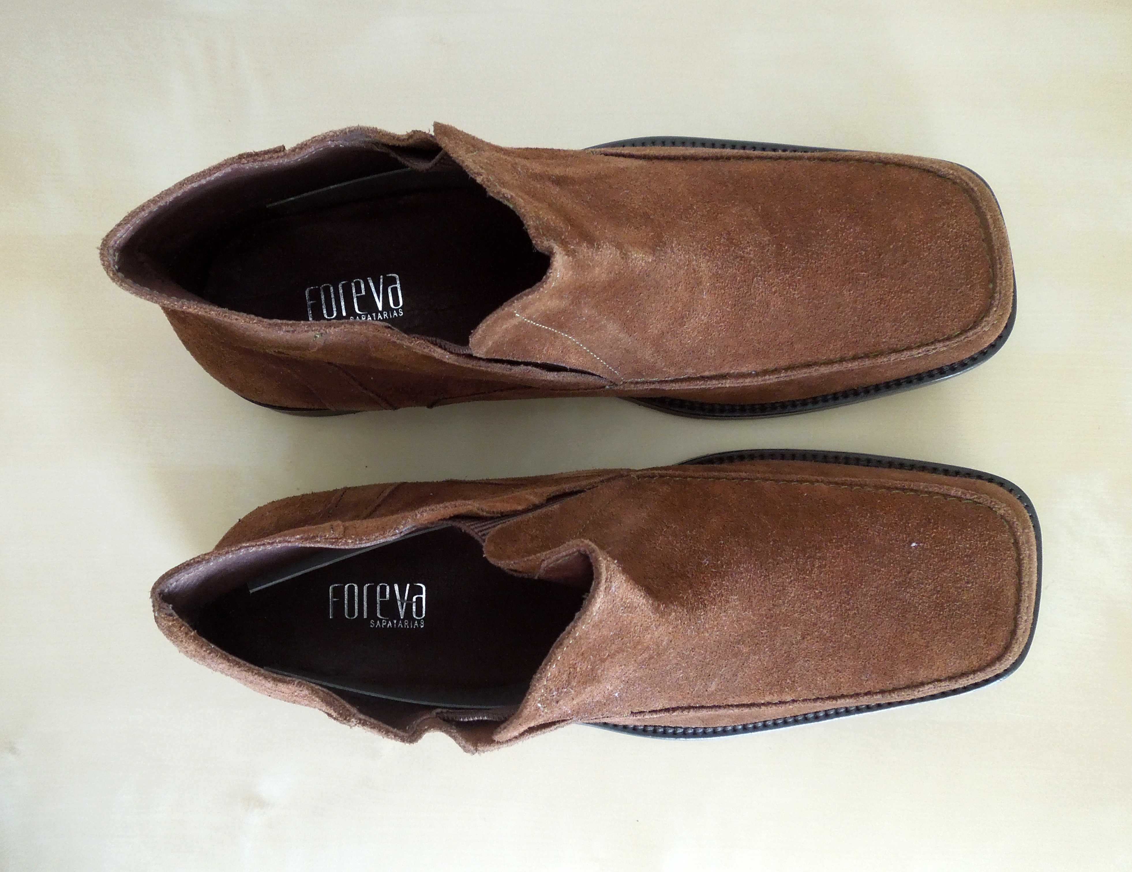 Botas / Botins Foreva - Homem - Camurça castanha - tamanho 44 - NOVAS