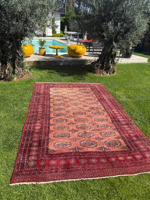 Dywanik Dywan kaszmirowy Pakistan Buchara ART DECO 285x190 gal. 12 tyś