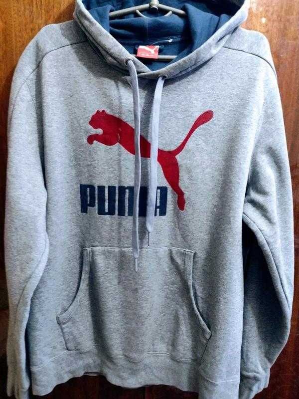 Классная мужская толстовка, худи Puma с капюшоном.
