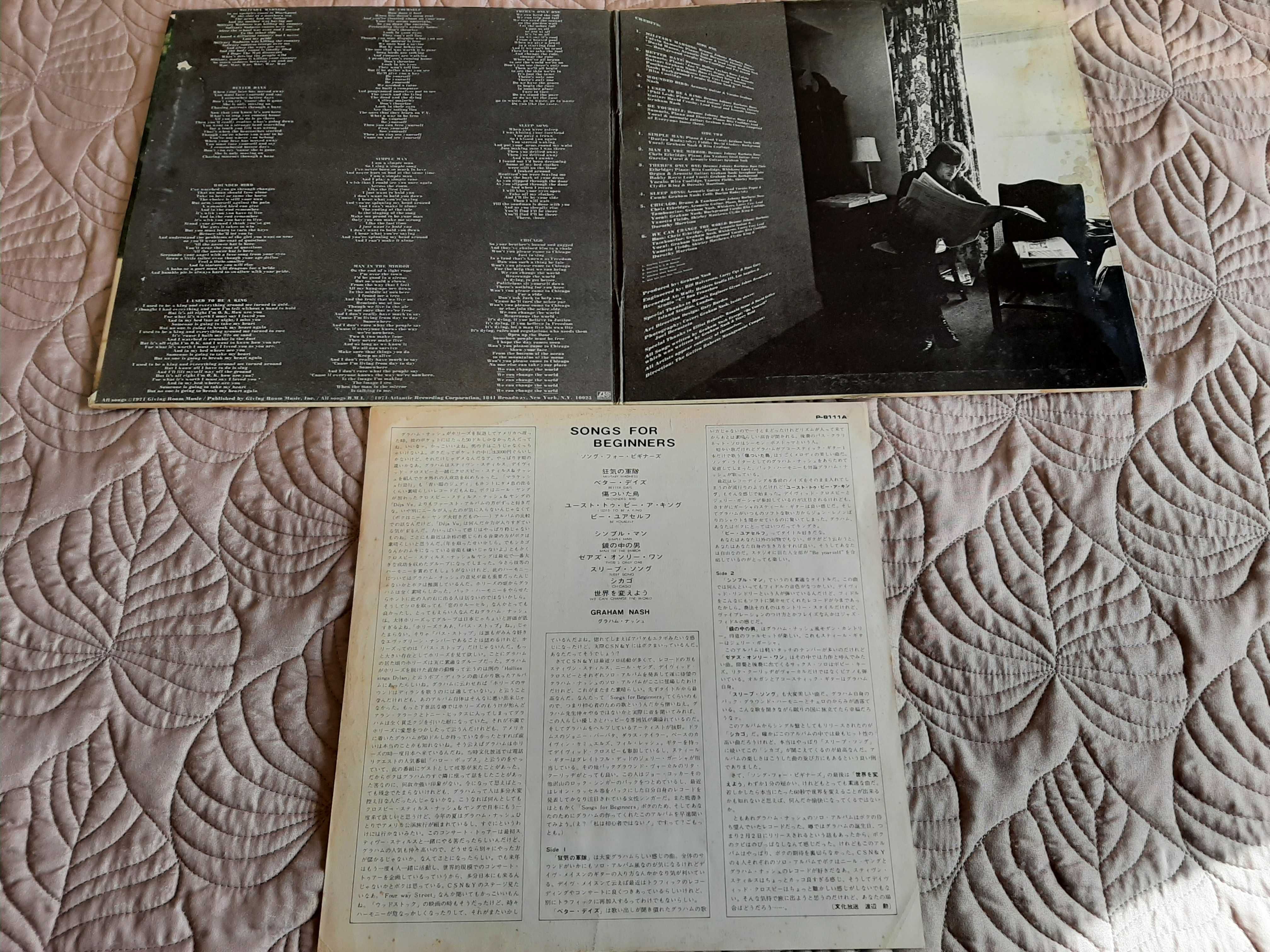 Graham Nash - Songs For Beginners - Japão - Vinil LP