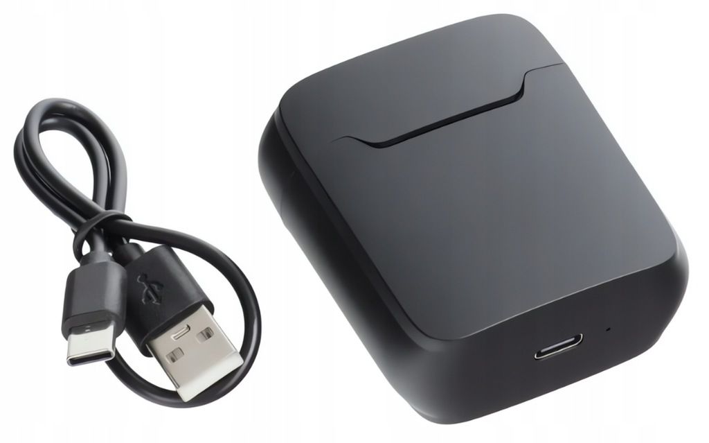 Mikrofon Krawatowy Bezprzewodowy Z Etui Ładującym USB-C