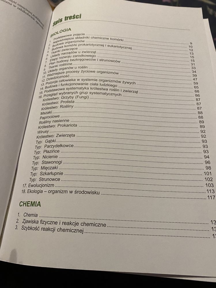 Repetytorium biologia chemia i geografia gimnazjum /szkoła podstawowa