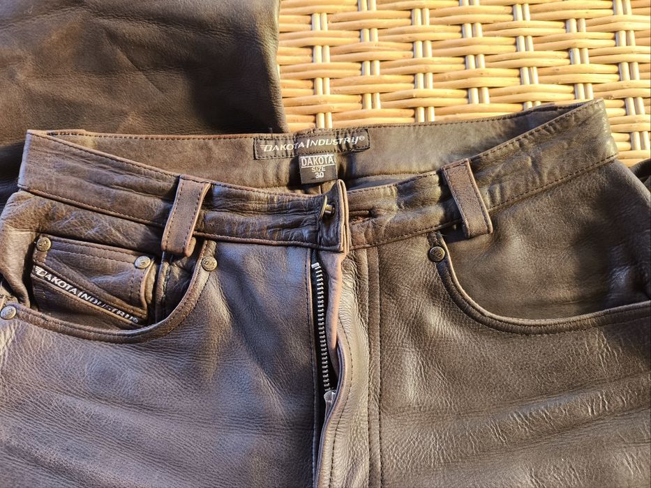Шкіра буйвола, штани фірми Dakota,унісекс ,size30