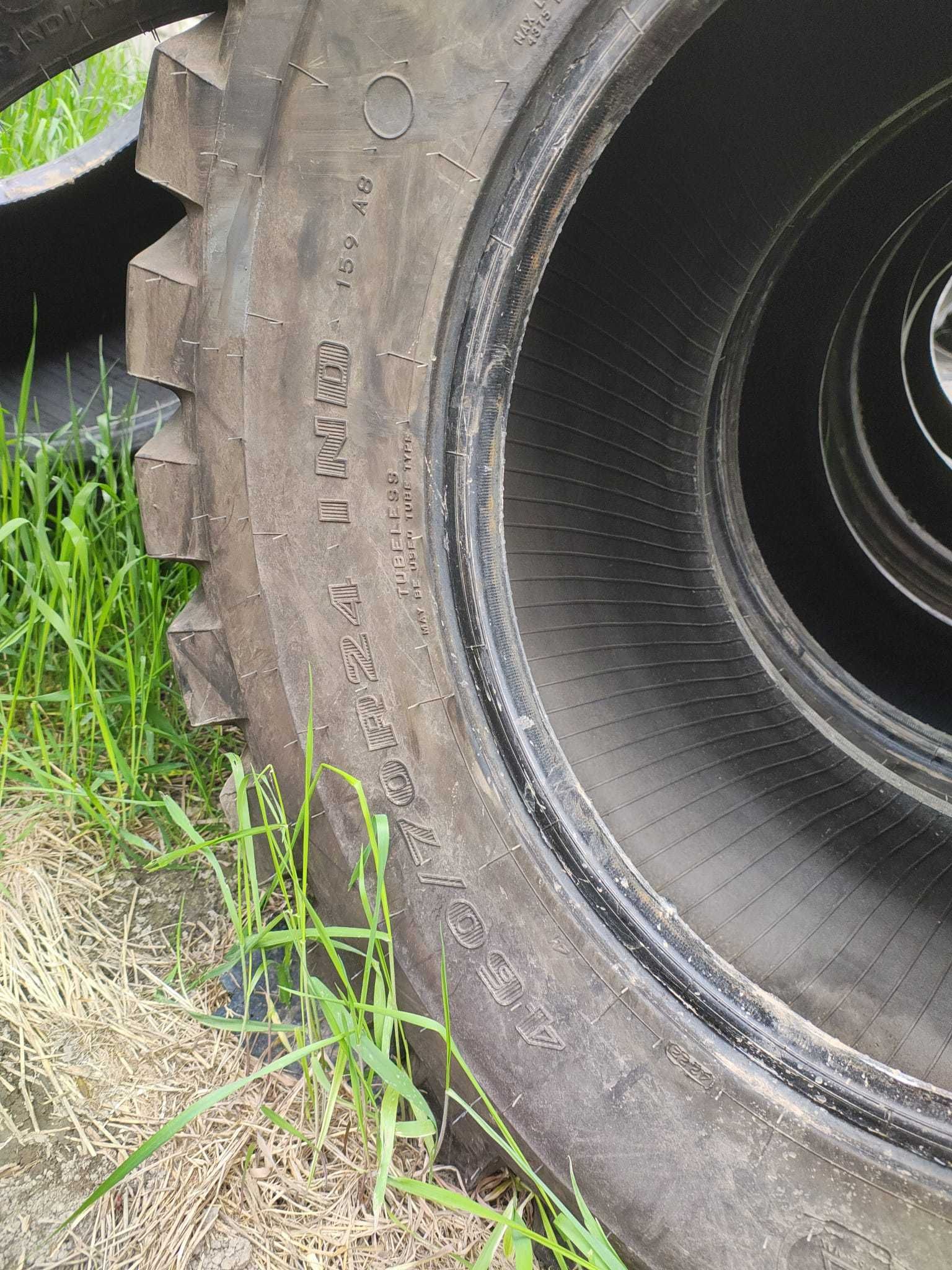 Opony rolnicze 460/70R24 Firestone ładowarka teleskopowa JCB Kramer