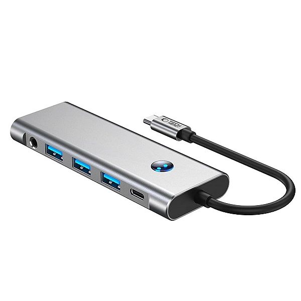 Tech-Protect Hb04 Hub Adapter 9In1 Type-C + Usb2.0 + Usb3.0 + Hdmi 4K