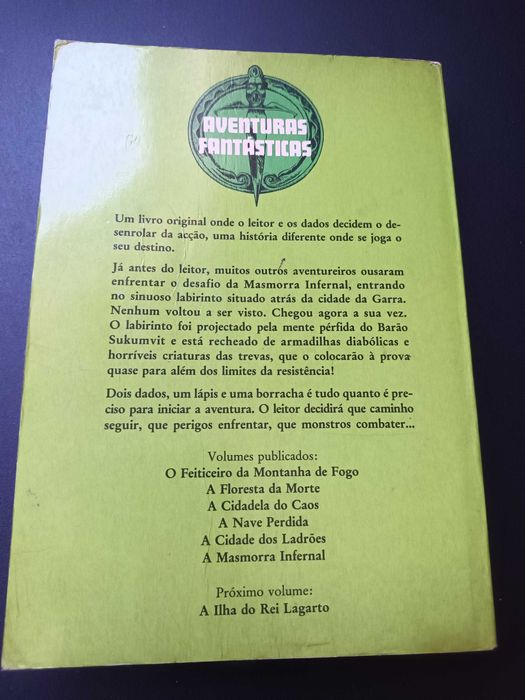 Aventuras Fantásticas - Masmorra Infernal Nº6 - Edições VERBO