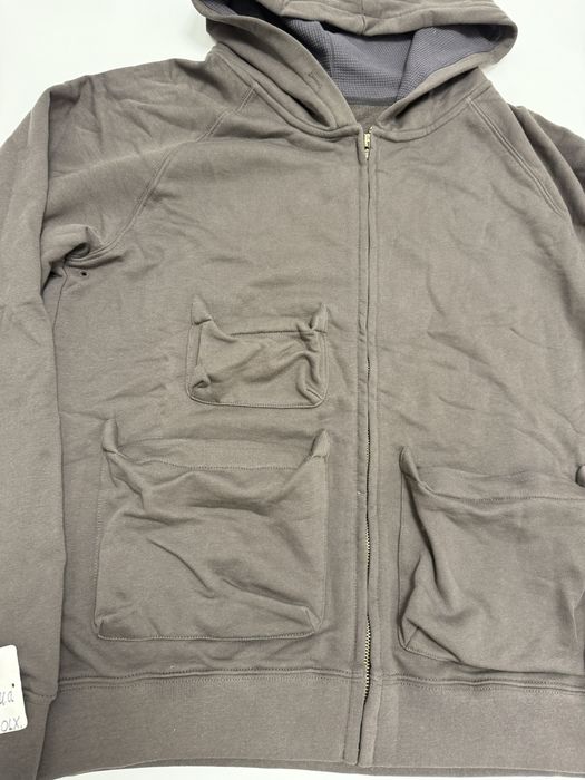 зип худи Number Nine brown Pockets hoodie M L Vetements balenciaga