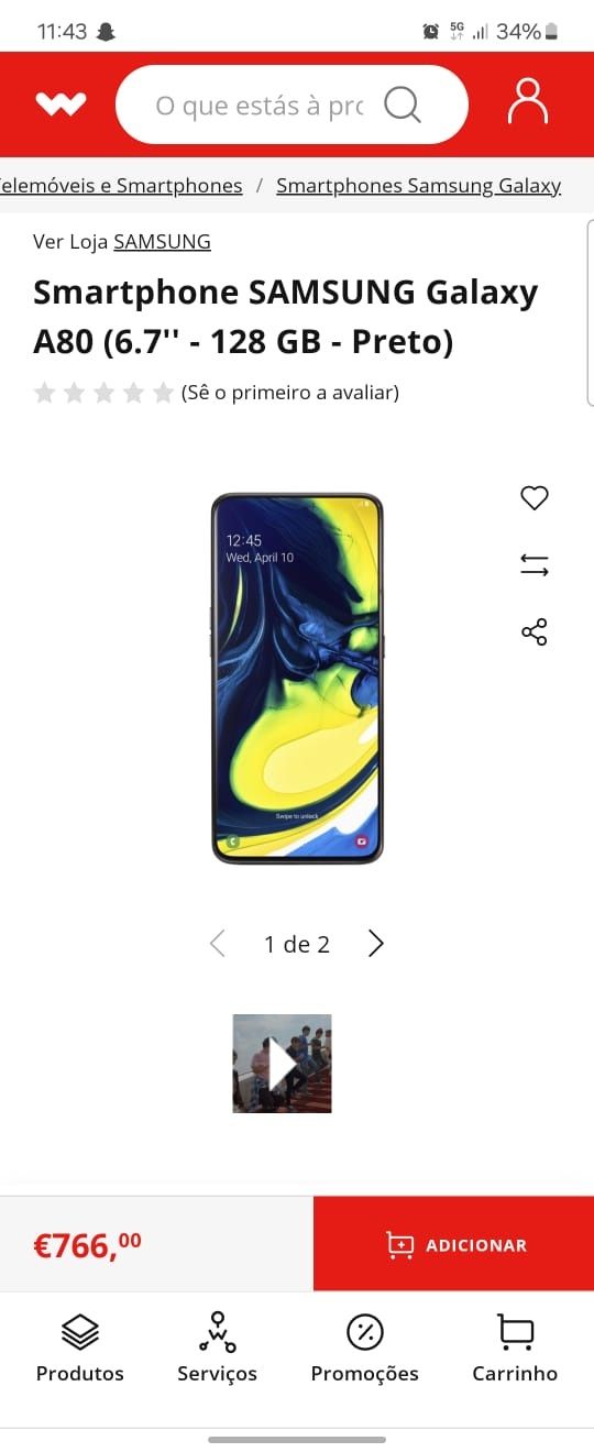 Samsung A80 128GB