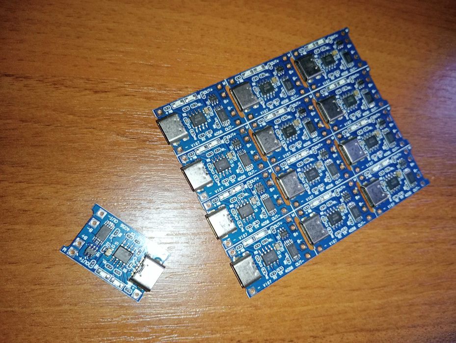 Модуль заряджання та захисту  5шт на TP4056 USB type-C для Li-ion  1A
