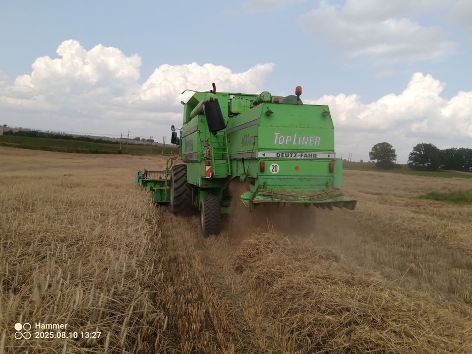 Kombajn deutz fahr 4080 hts klimatyzacja sieczkarnia poziomowany heder