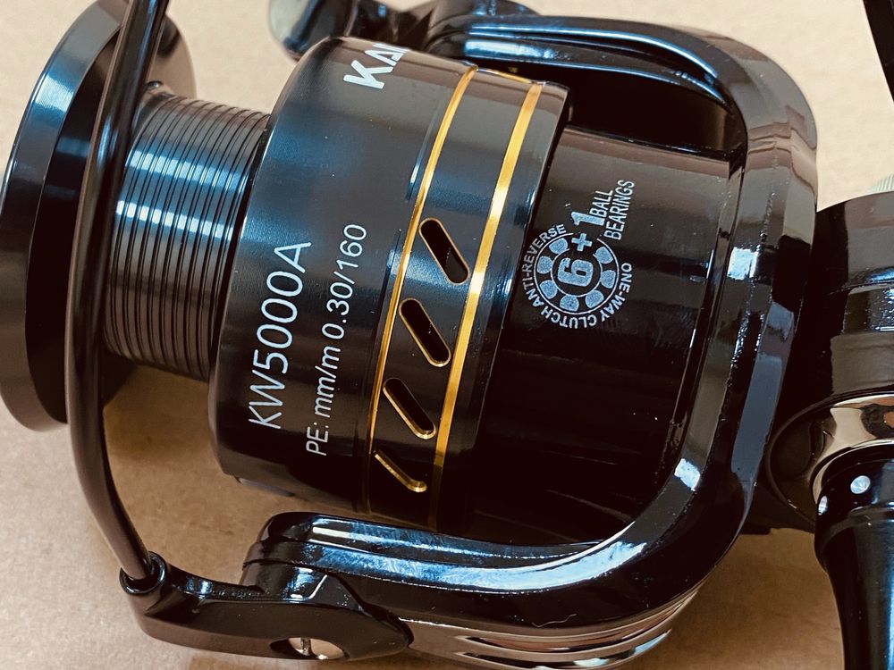 Катушка Карповая Kaida 5000 с байтраннером. Котушка риболовна