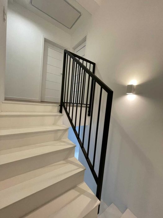 Barierka stalowa, wewnętrzna, balustrada schodowa