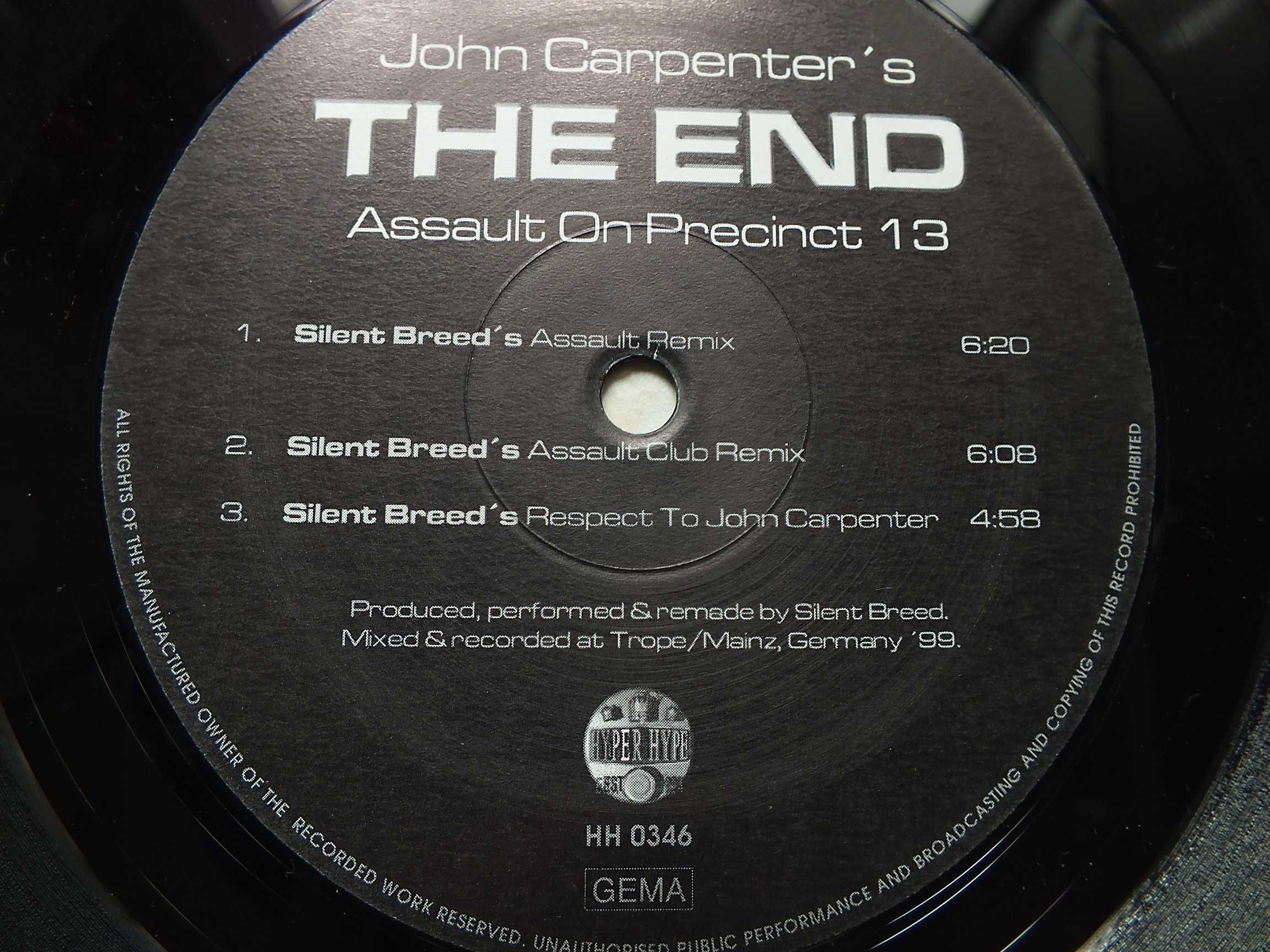 Płyta winylowa maxi single,JOHN CARPENTER- THE END Assault On Precinct