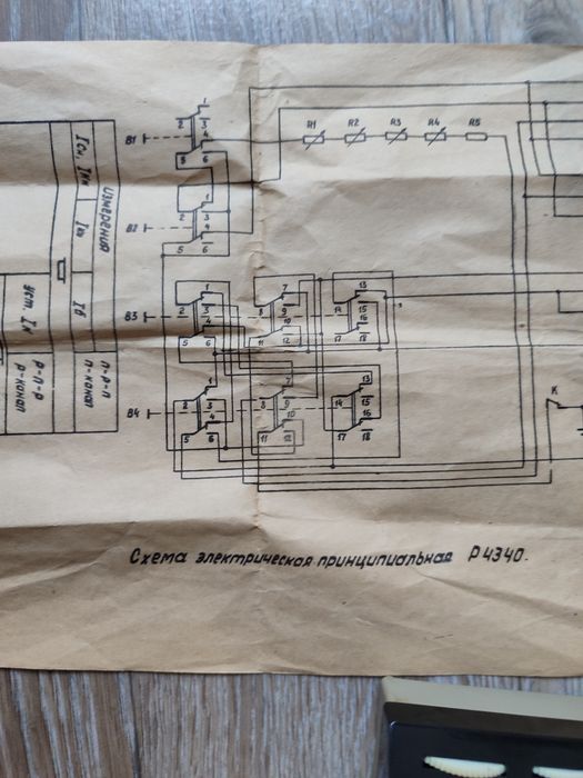 Приставка для тестера Р 4340