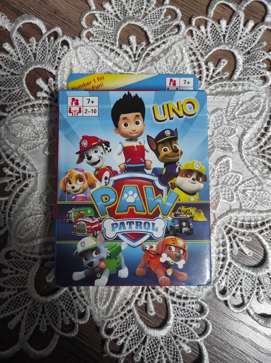 Nowe karty do gry w UNO z serii Psi Patrol (Paw Patrol)
