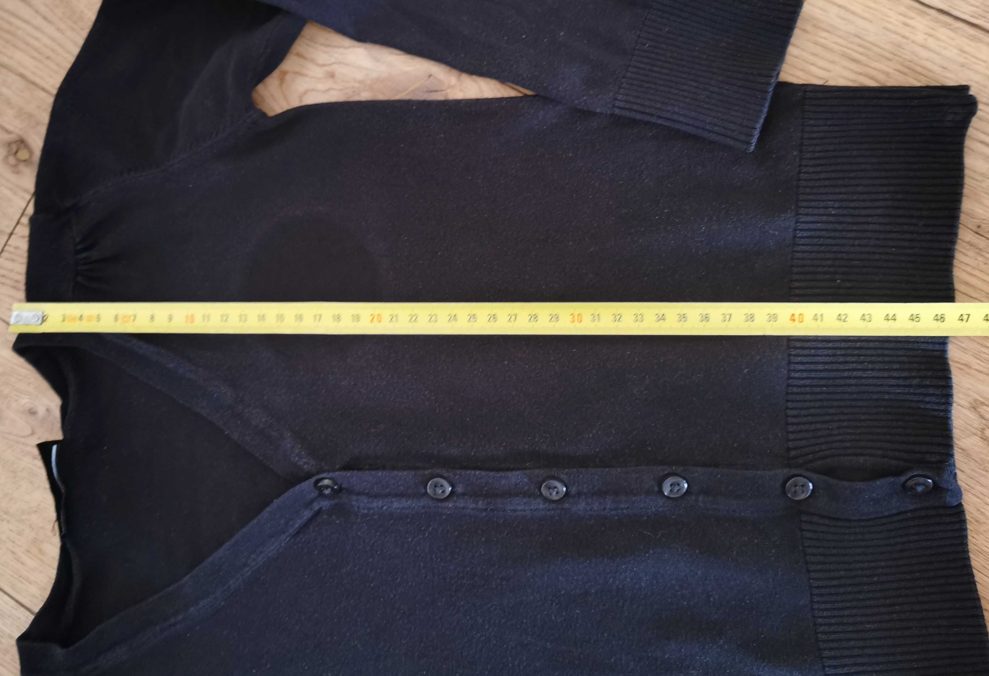 czarny kardigan szkolny sweterek 140 cm NEXT school