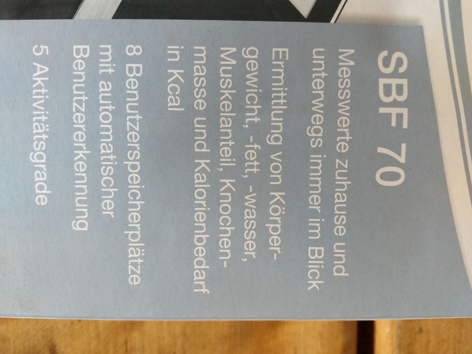 Waga Smart SBF70 Sanitas. Bluetoothhh Czarna Szklo