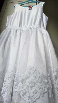 Sukienka biała 146, smyk cool club nową ślub komunia elegancka koronka