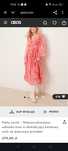 Pretty Lavish twist bodice sukienka midi maxi S 36