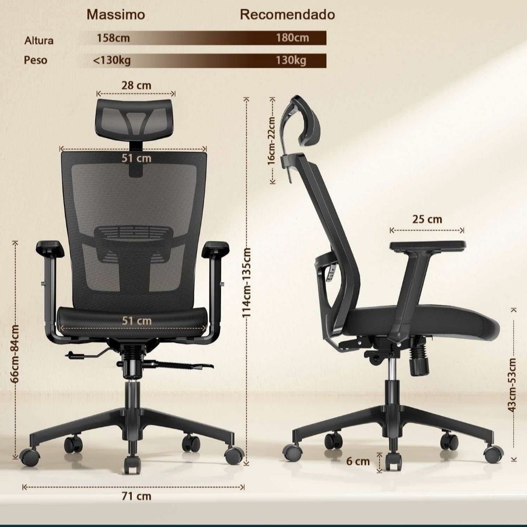 Cadeira ergonómica