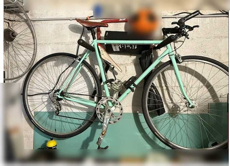 Bicicleta clássica tamanho M (par de rodas extra; quadro ridley)