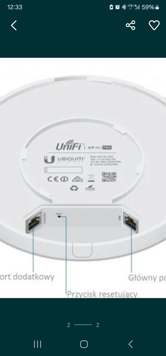 UniFi UAP-AC PRO  AccessPoint Ubiquiti