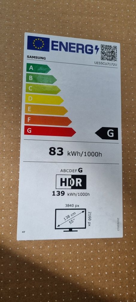 Телевізор Samsung UE55CU7172