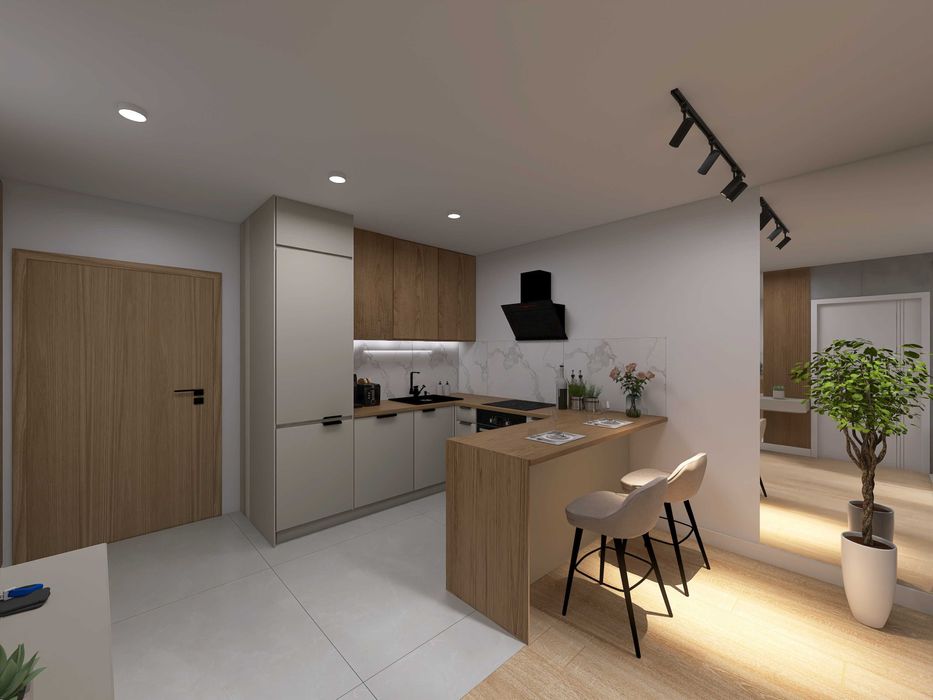 Nowe mieszkanie na wynajem z ogródkiem.