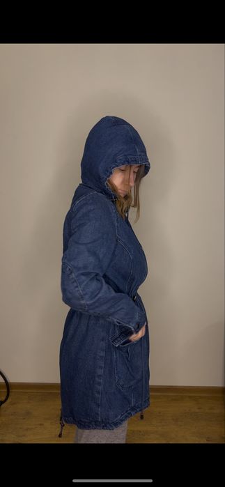 Джинсова парка зимова