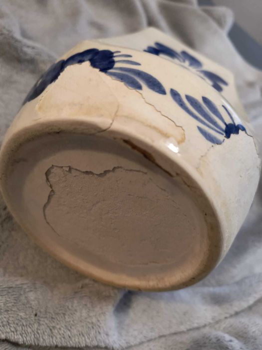 Pojemnik kuchenny fajans Włocławek USZKODZONY