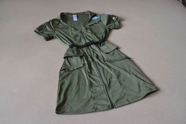 Военное платье, платье милитари