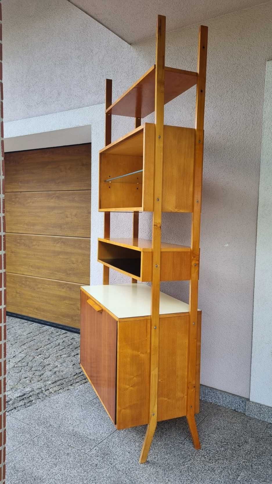 Regał Kredens Highboard Design PRL lata 60 Czechosłowacja