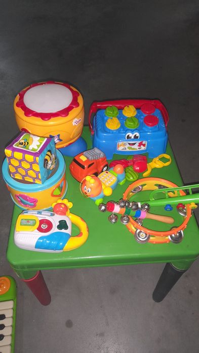 Brinquedos de bebé.