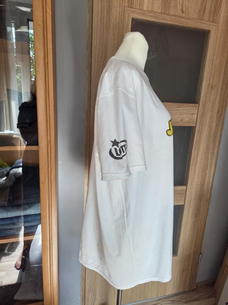 Hit nowy męski plus size t shirt bawełna cotton naturalna lato 4 xl 5