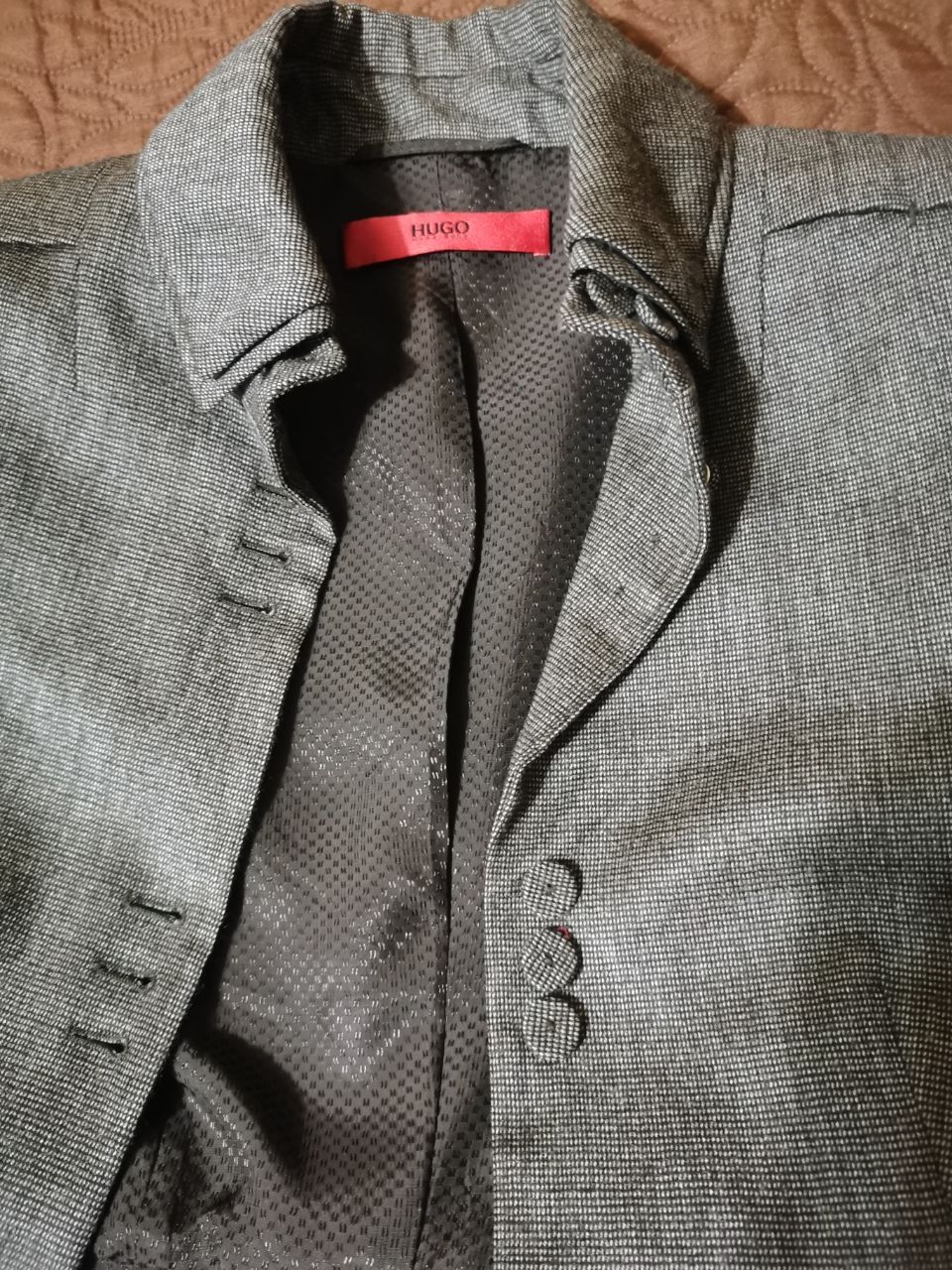 HUGO BOSS фирменный жакет пиджак блейзер укороченный